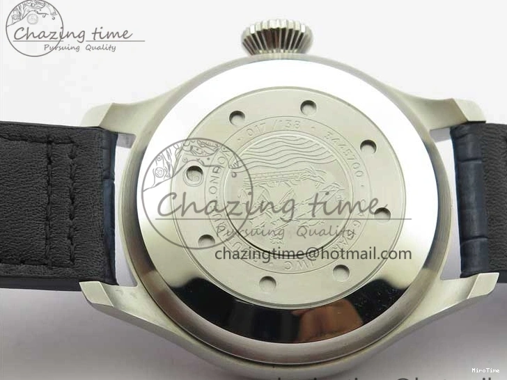 MIROTIME 0507 Supportive Big Pilot IW501008 “Boutique London” SS ZF Best Edition Blue Dial on Blue Leather Strap A 7106